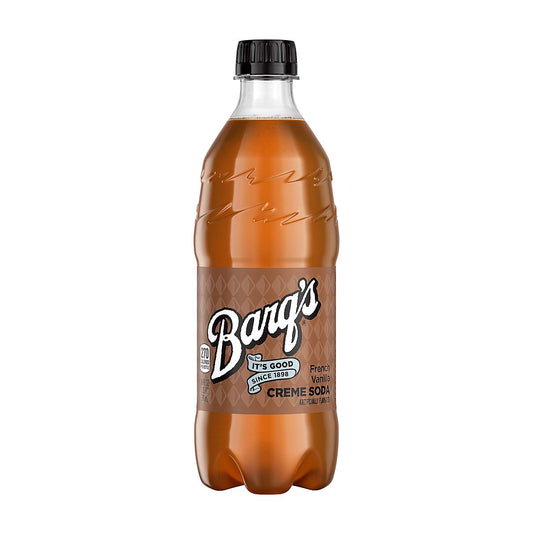 Barq’s French Vanilla crème soda - processed