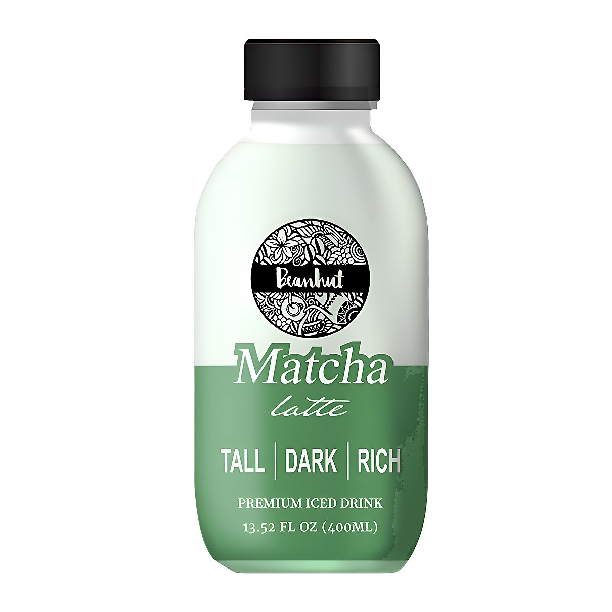 Beanhut Matcha latte - processed
