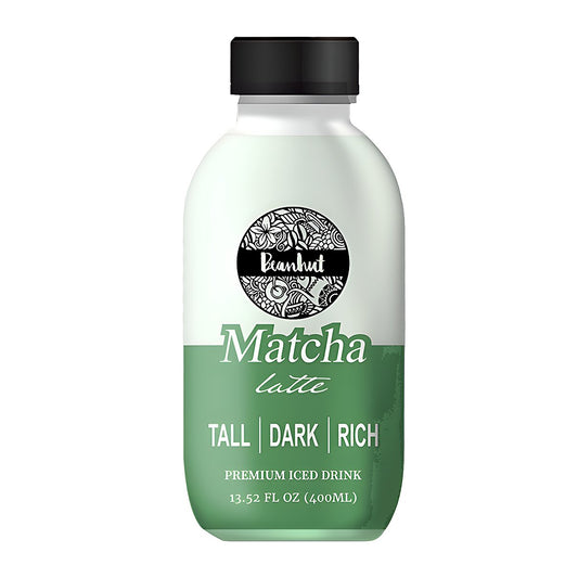 Beanhut Matcha latte - processed