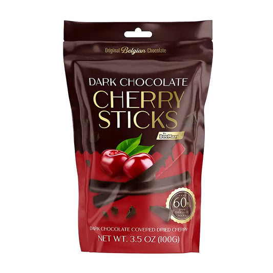 Beemax Cherry Sticks Dark Chocolate - processed