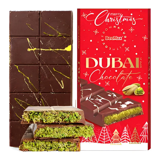 Beemax Dubai Chocolate Bar (Christmas Edition) - processed