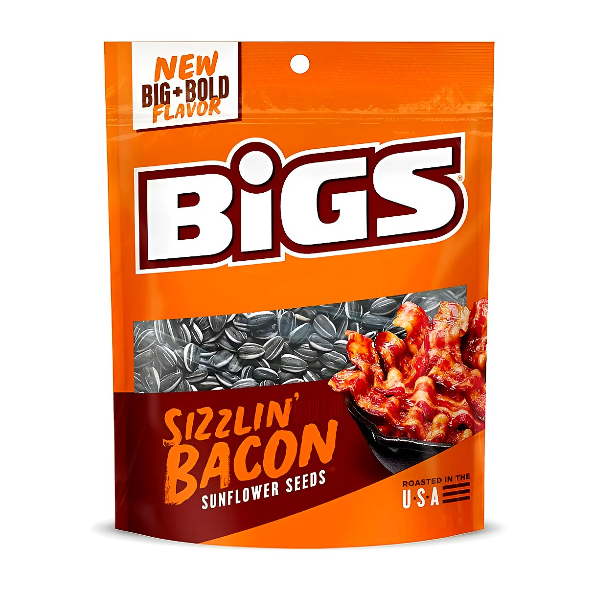 Bigs sunflower seeds sizzlin bacon flavor - processed