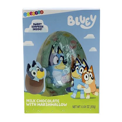 Bluey Chocolate Egg With Marshmallow - processed