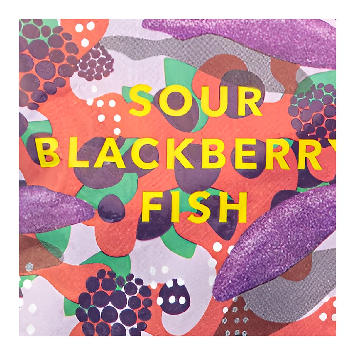 Bon Bon Sour Blackberry Fish - processed