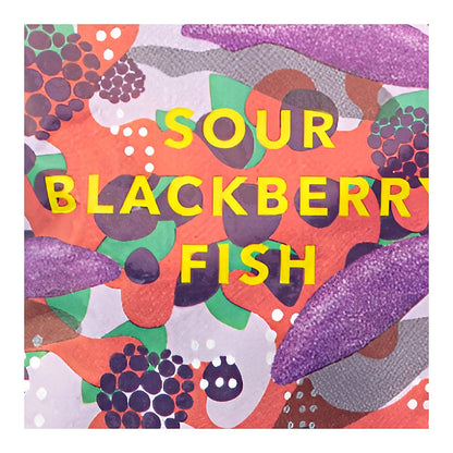 Bon Bon Sour Blackberry Fish - processed