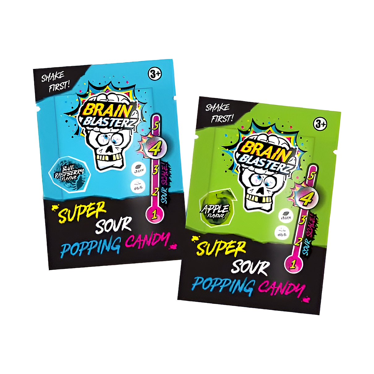 Brain Blasterz Popping Candy - processed