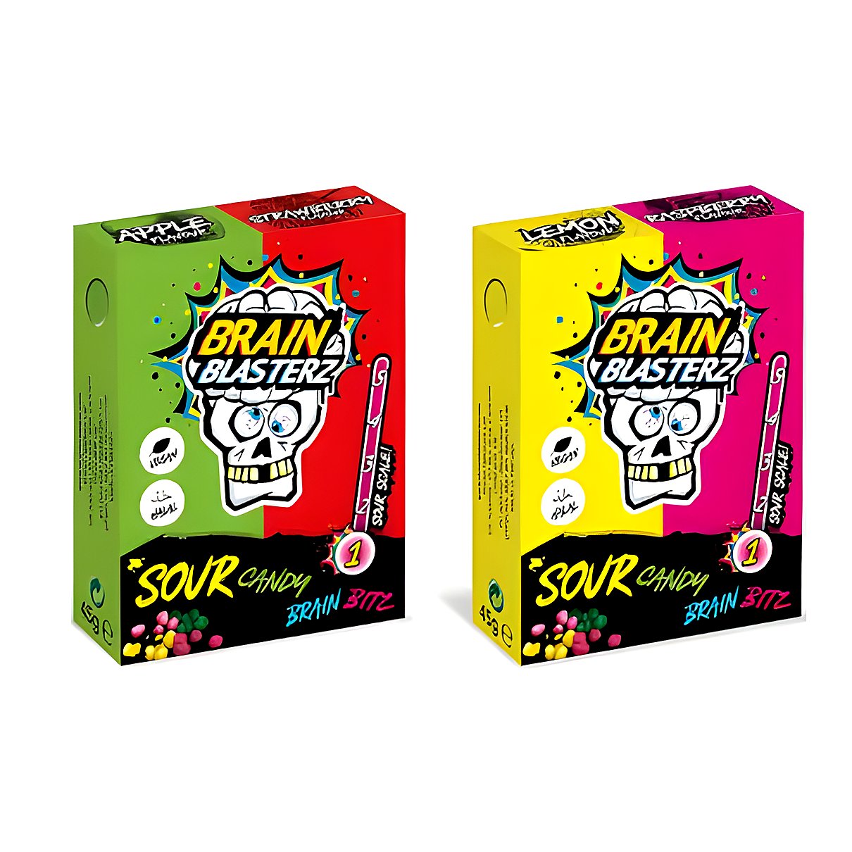Brain Blasterz Sour Candy - processed