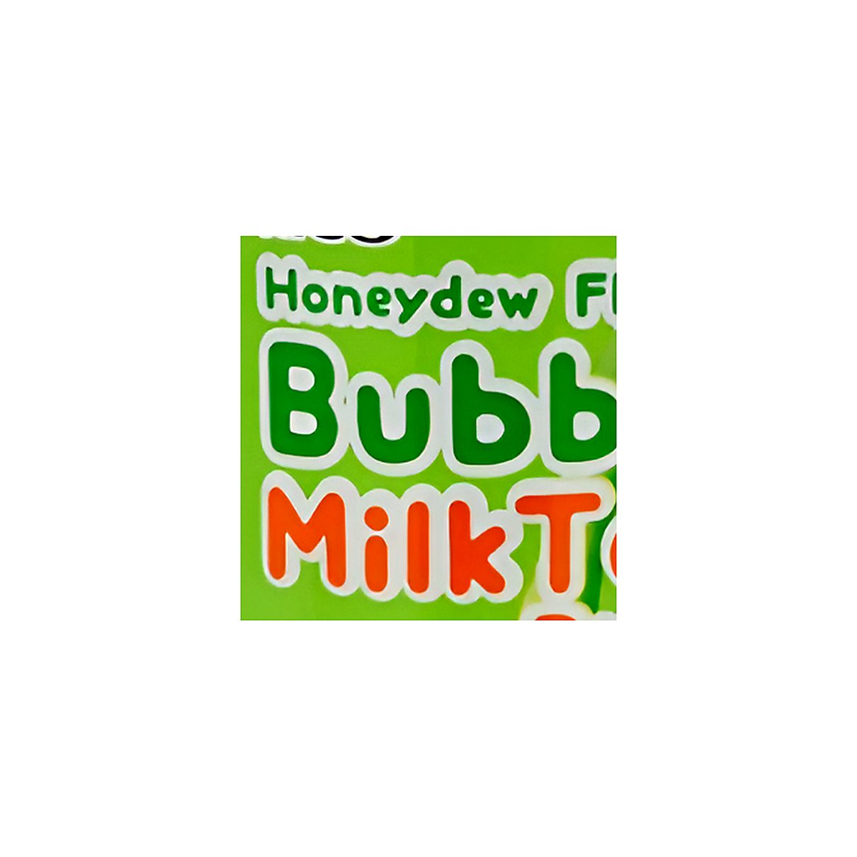 Bubble Milk Tea honeydew - processed
