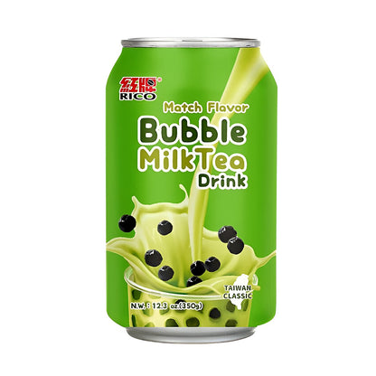 Bubble Milk tea Matcha - processed
