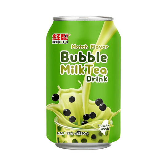 Bubble Milk tea Matcha - processed