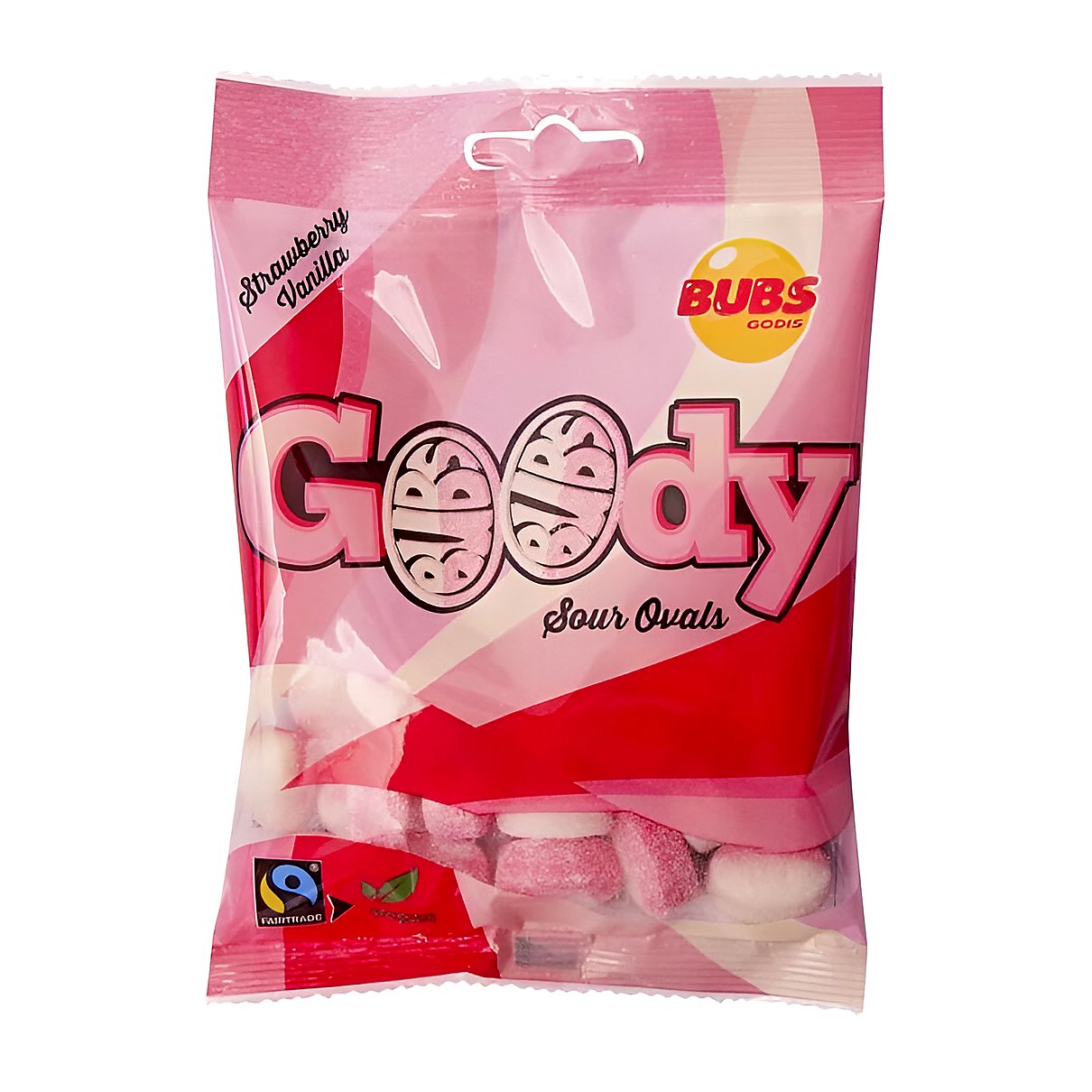 Goody Bubs Sour Strawberry Vanilla - processed