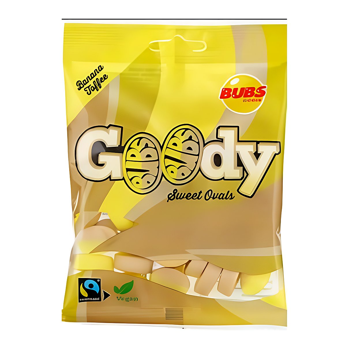 Bubs Goody sweet ovals - processed