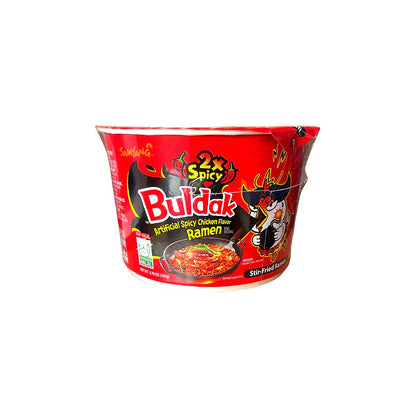 Buldak 2x Spicy Noodles Big Bowl - processed