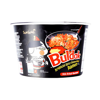 Buldak Artificial Spicy Chicken Ramen Big Cup - processed