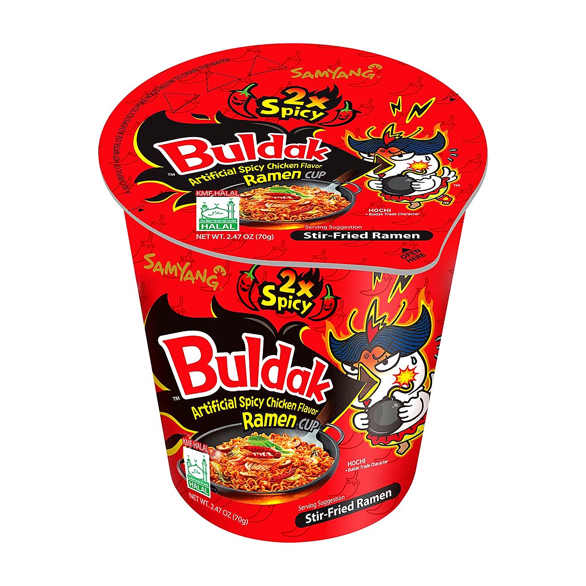 Buldak Ramen 2X Spicy - processed
