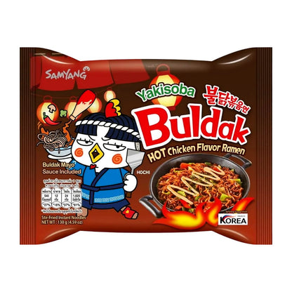 Buldak Yakisoba Spicy Ramen - processed