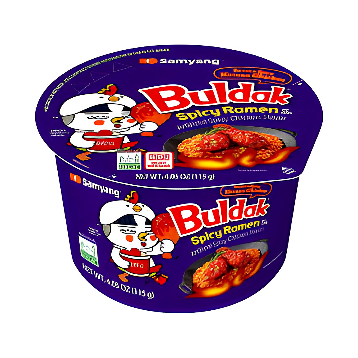 Buldak Spicy Ramen - Sweet & Spicy Korean Chicken Flavor - processed