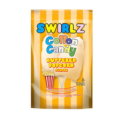 Buttered Popcorn Cotton Candy - processed