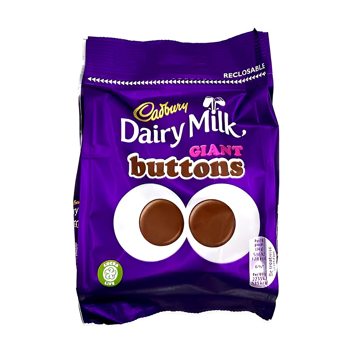 Cadbury Dairy Milk Buttons - processed