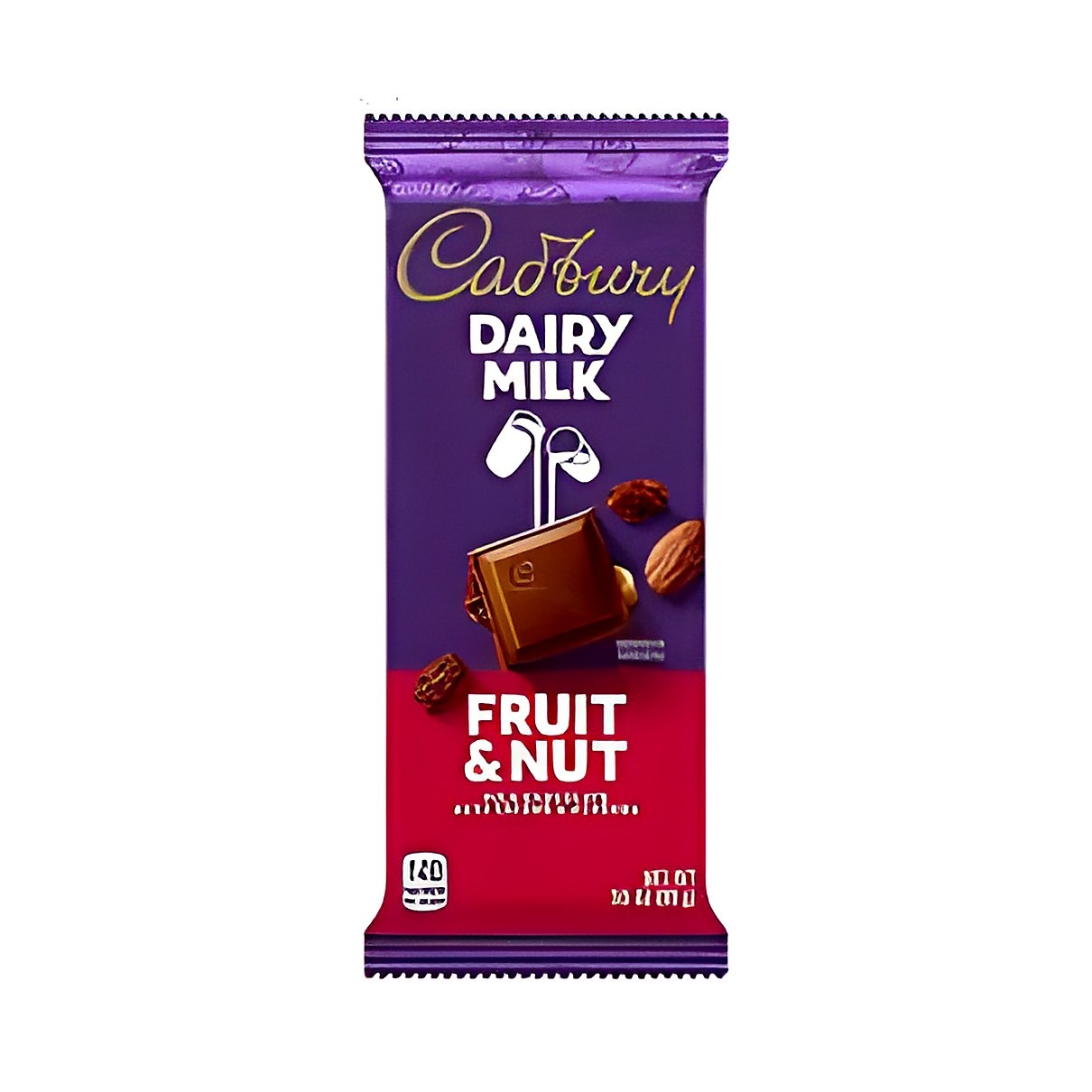Cadbury fruit & nut - processed
