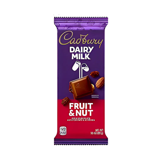 Cadbury fruit & nut - processed