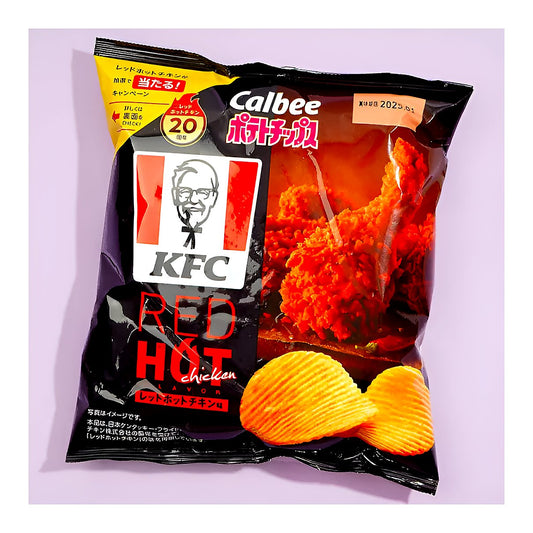 Calbee KFC Red Hot - processed