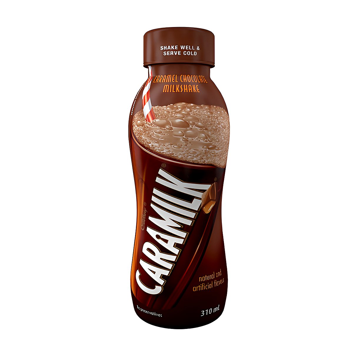 Caramel chocolat milkshake caramilk - processed