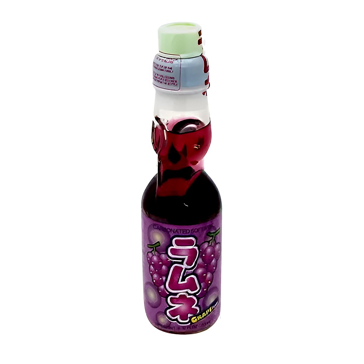 Carbonated Ramune Drink Grape flavor - processed