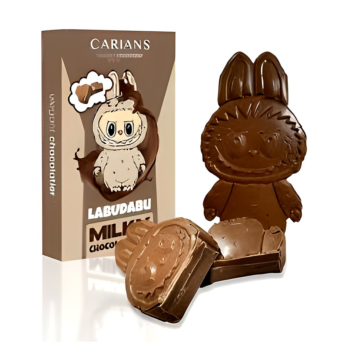 Carians labudabu milk chocolate - processed