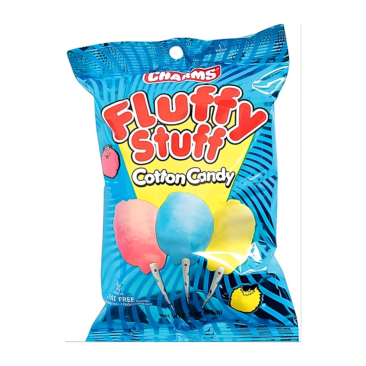 Charms Fluffy Stuff Cotton Candy - processed