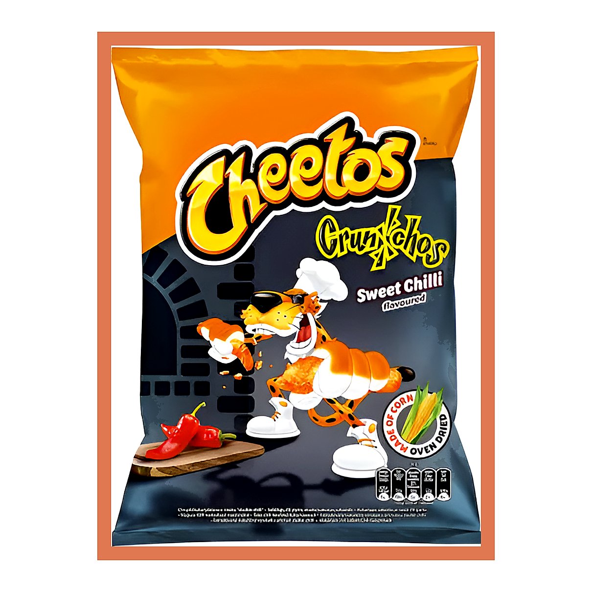Cheetos Crunchos Sweet Chilli Flavored - processed