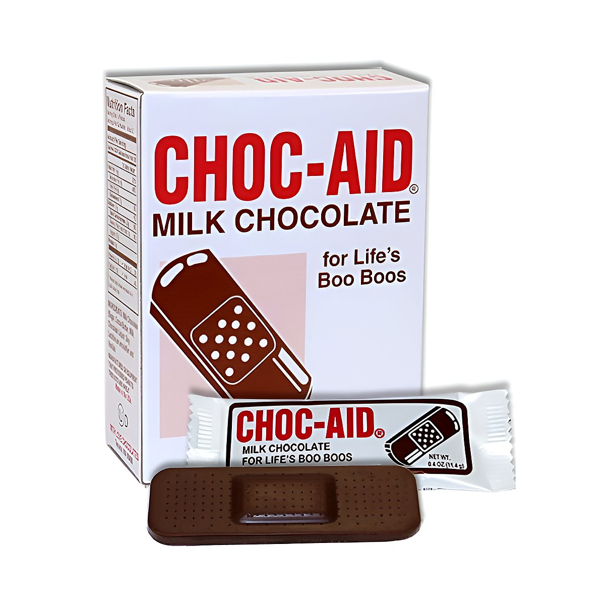 Choc-Aid Bandaids Milk Chocolate - processed