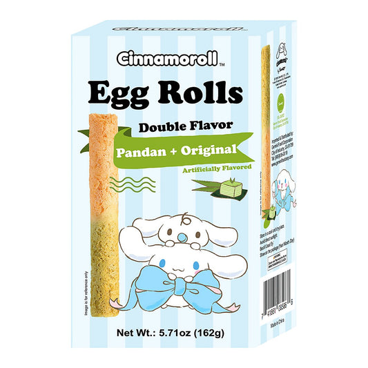 Cinnamoroll Egg Roll Cookies Pandan + Original - processed