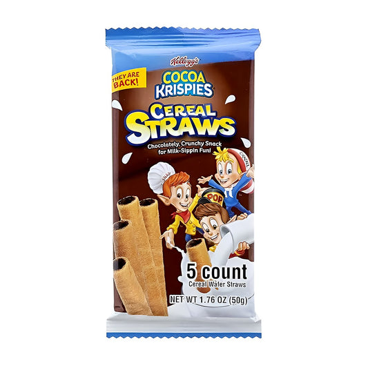 Cocoa Krispies Cereal Straws - processed