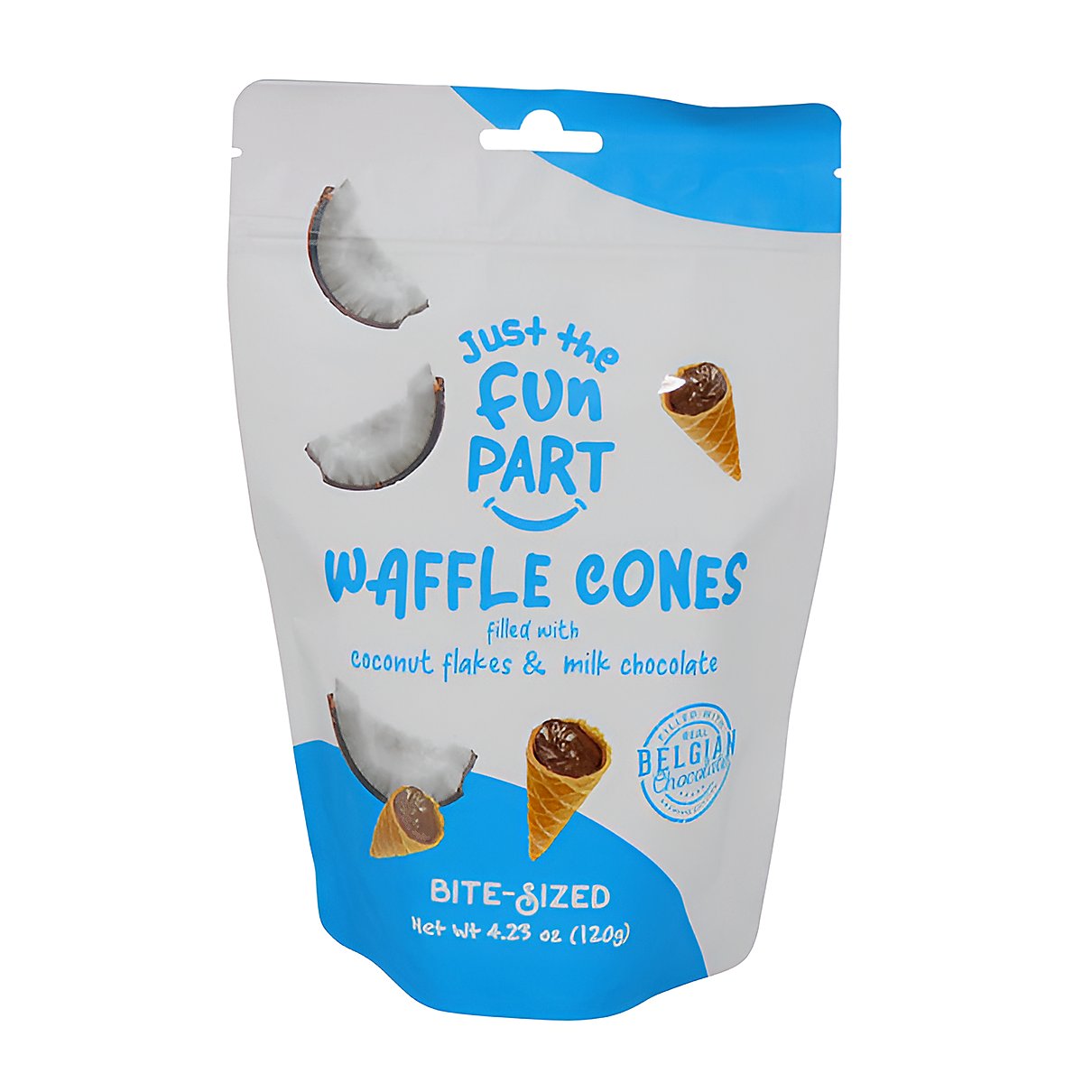 Coconut Waffle Cones - processed