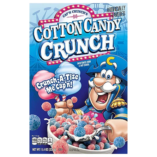 Cap'n Crunch's Cotton Candy Crunch Cereal