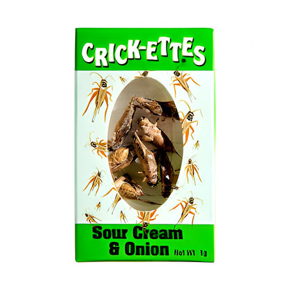 Crickettes Sour Cream and Onion - processed
