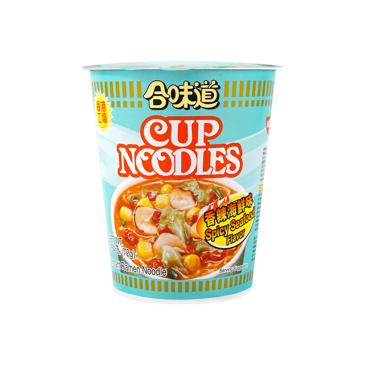 Nissin Cup Noodles Spicy Seafood Flavor