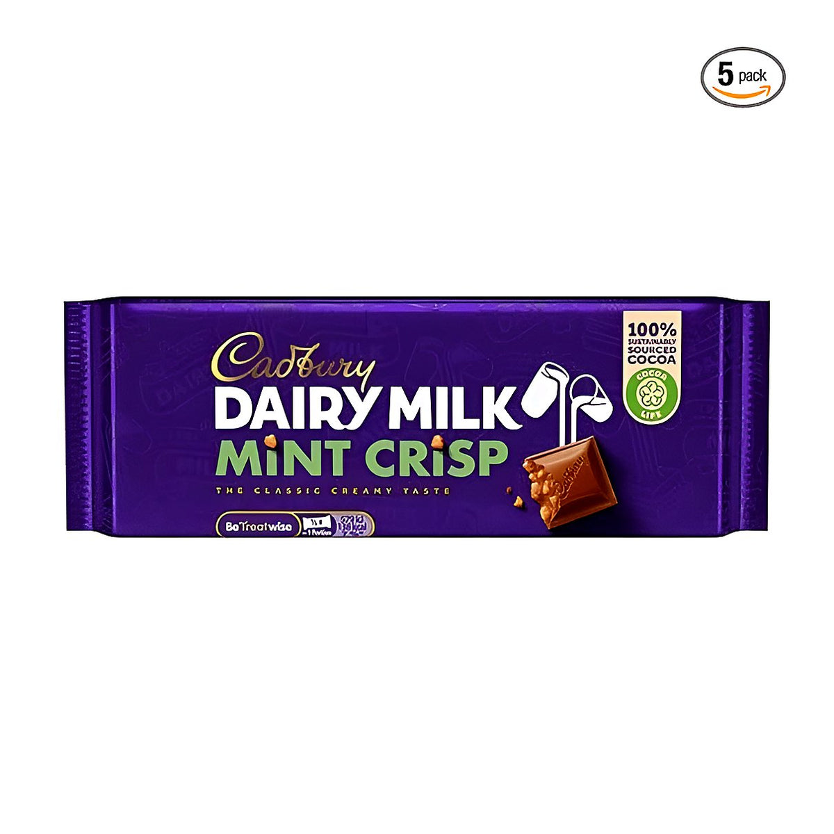 Dairy Milk Mint Crisp - processed