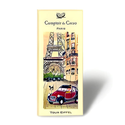 Dark chocolate Bar Tour Eiffel - processed