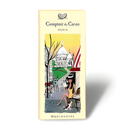 Dark chocolate Paris Montamartre - processed