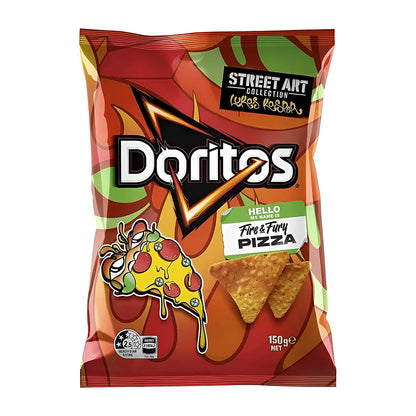 Doritos Fire & Fury Pizza - processed