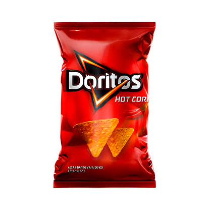 Doritos Hot Pepper Flavored Corn Chips - processed