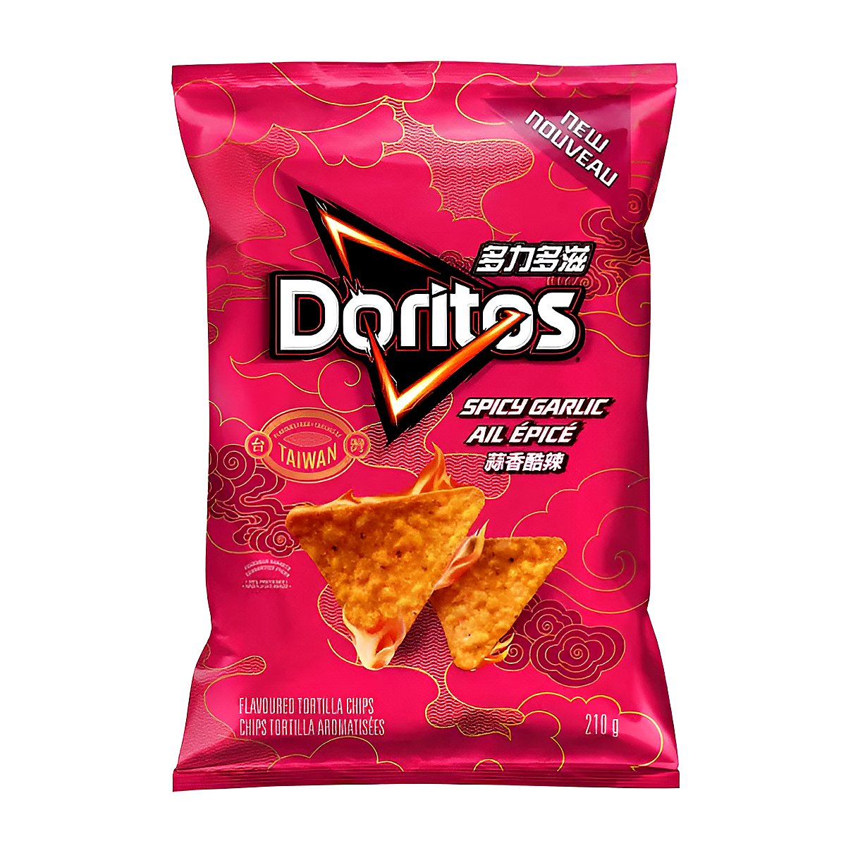 Doritos Spicy Garlic - processed