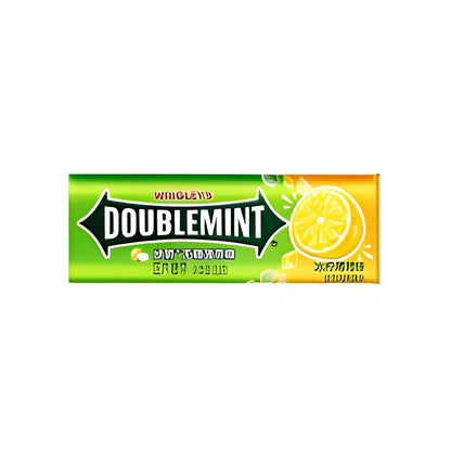 Double mint ice lemon mint candy - processed