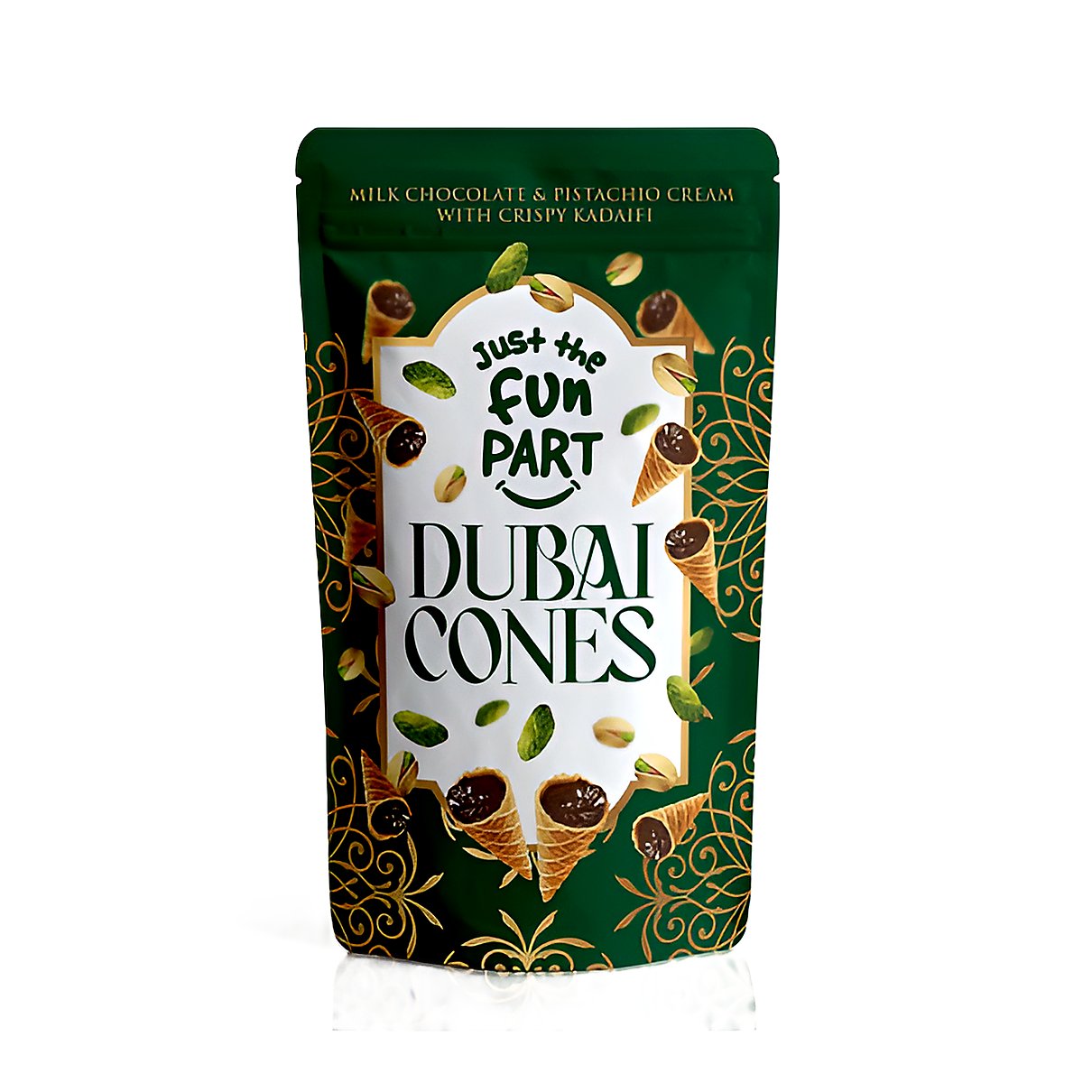 Dubai Chocolate Cones - processed