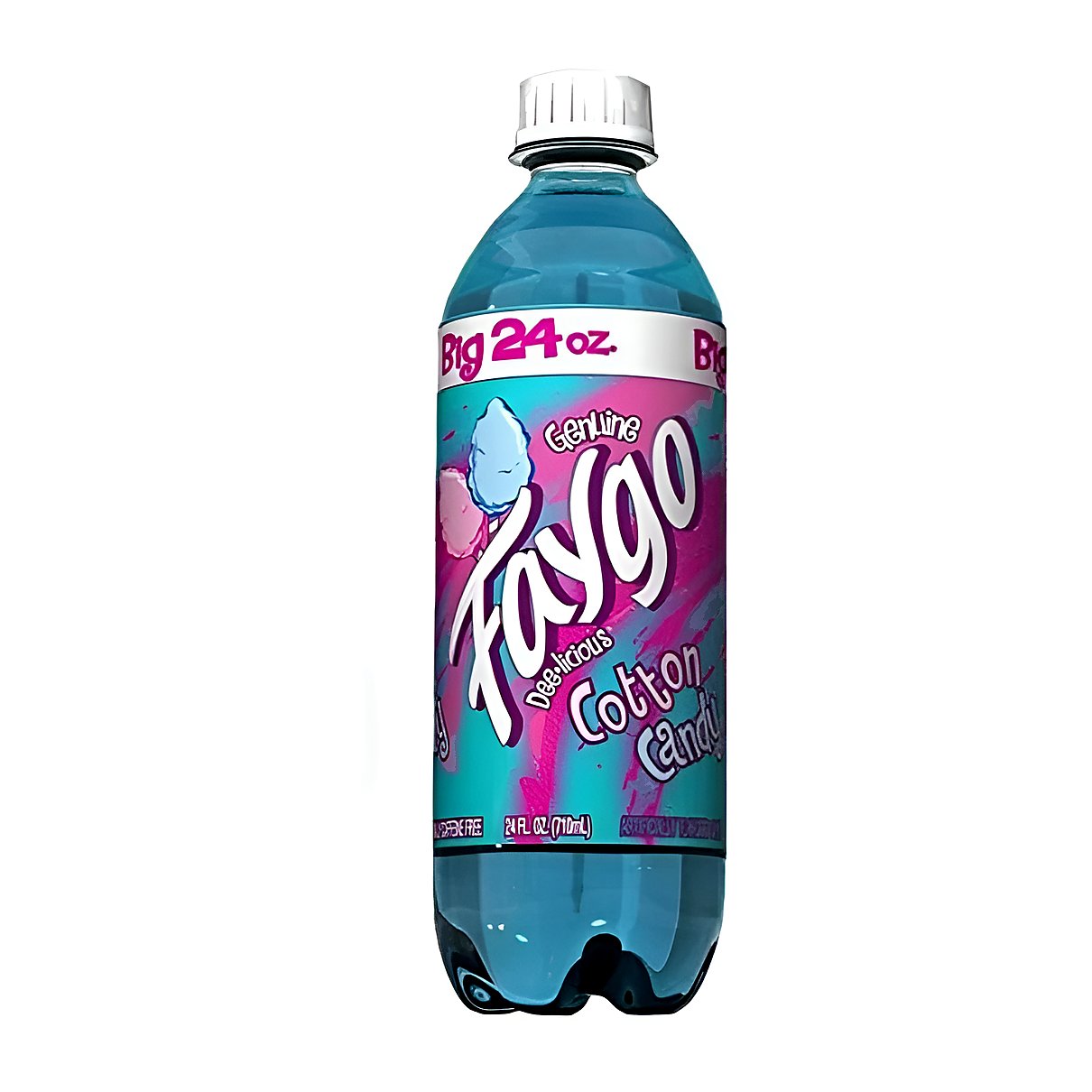 Faygo Cotton Candy Soda - processed