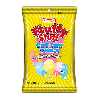 Fluffy stuff cotton tails - processed