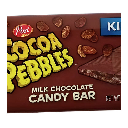 Frankford Cocoa Pebbles Milk Chocolate Candy Bar - processed