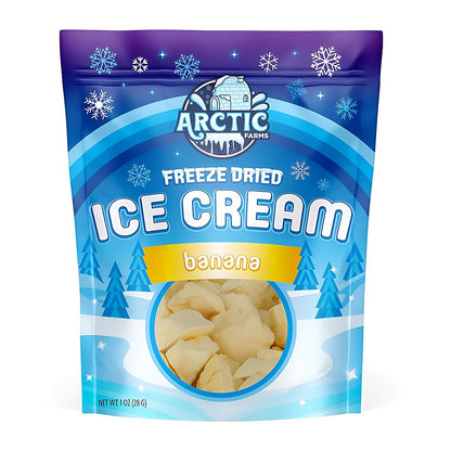 Freeze dried banana - processed